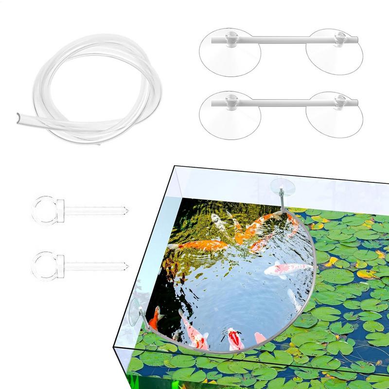 Aquarium Planted Filter - Floating Plant Corral Fish Feeding Ring