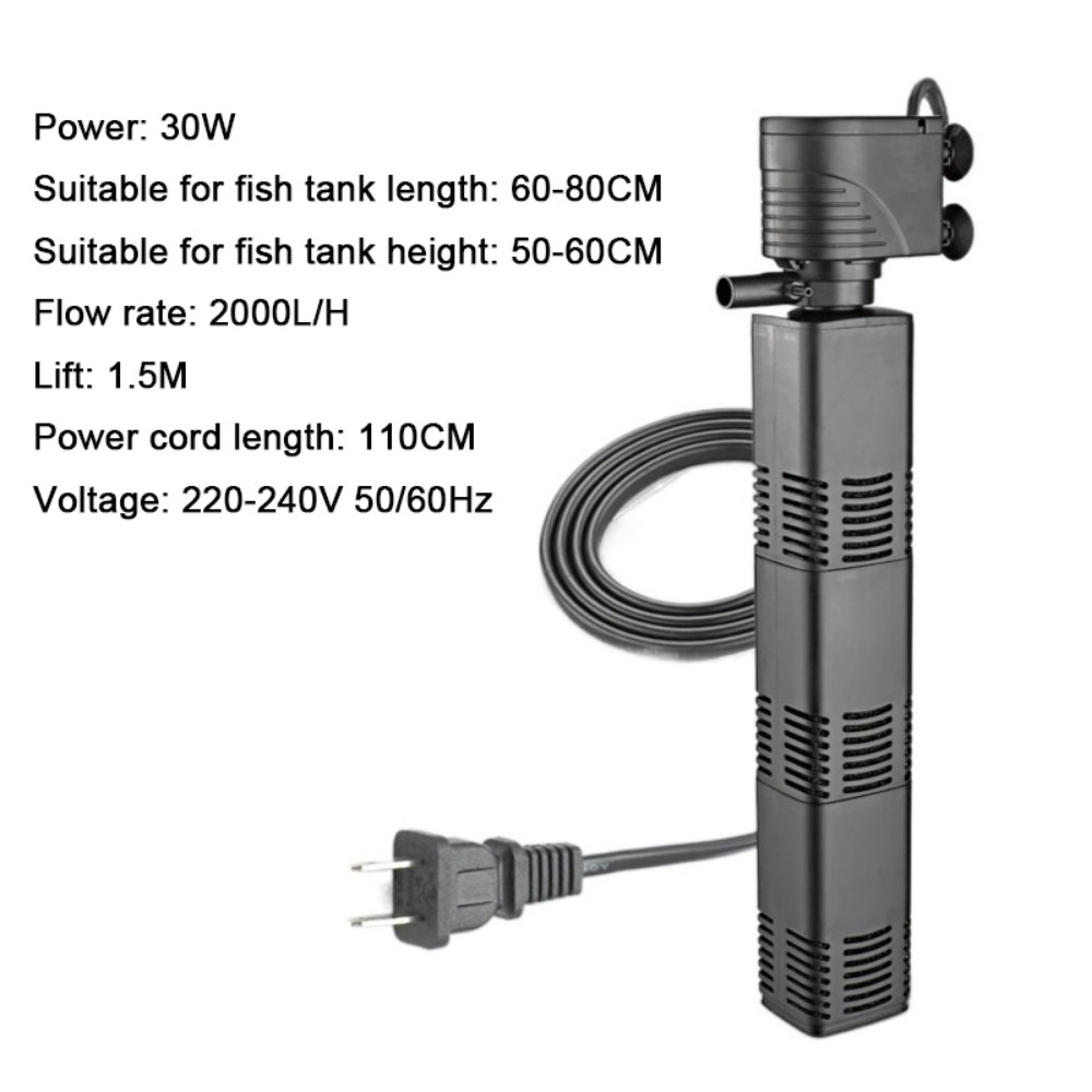 Aquarium Planted Filter - Plastic 3 in 1 Fish Tank
