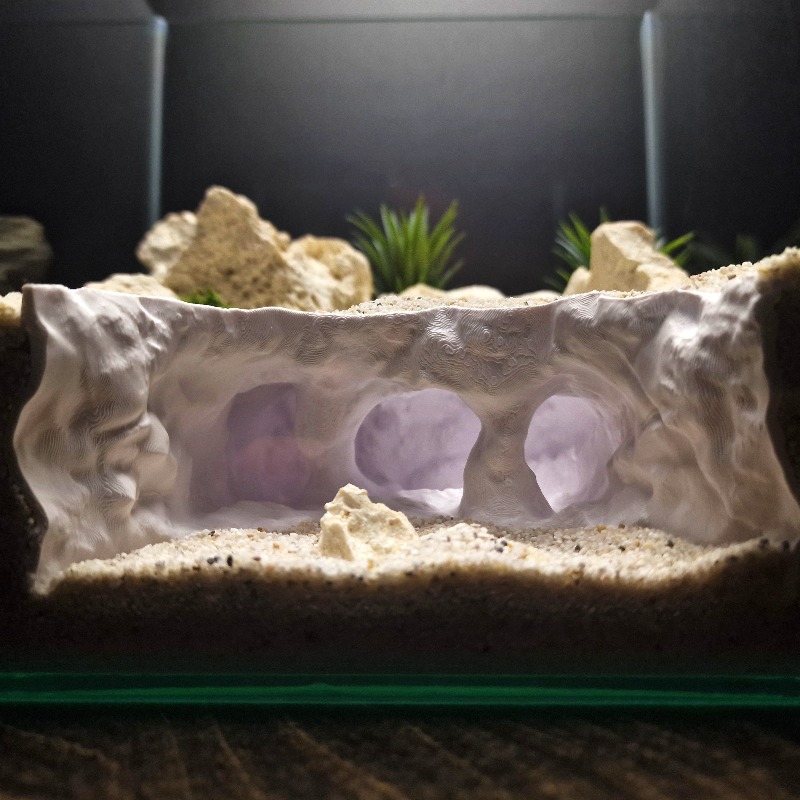 3D Printed Forked Cave Aquariu - огляд і ціна Aquarium Plant Root Tabs