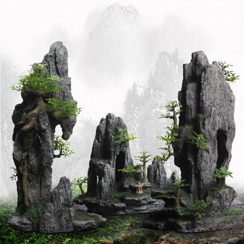 Aquarium Decor Stone Rockery C - огляд і ціна Aquarium Plant Root Tabs